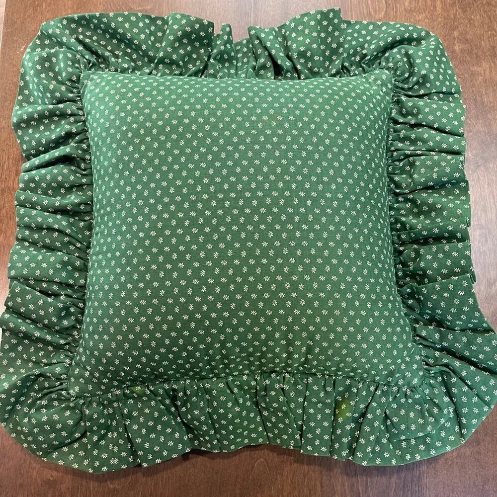 Vintage Needlepoint Pillow Partridge in a Pear‎ Tree Cross Stitch Throw Cushion